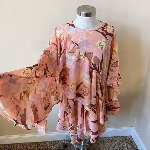 Ted Baker London Pegaia Floral Ruffle Mini Dress 13812 - Picture 4 of 9